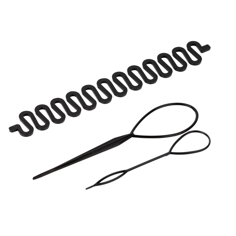 Buy Fish Bone Hair Braiding Ponytail Creator French Braid Tool Roller