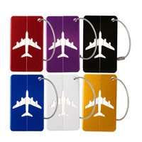 Luggage Tags for Suitcases Australia Privacy Large, 7.5x4.5cm, Multicolored, Cruise Aluminum Bag Travel ID Card Holder Address Name Secure Loop