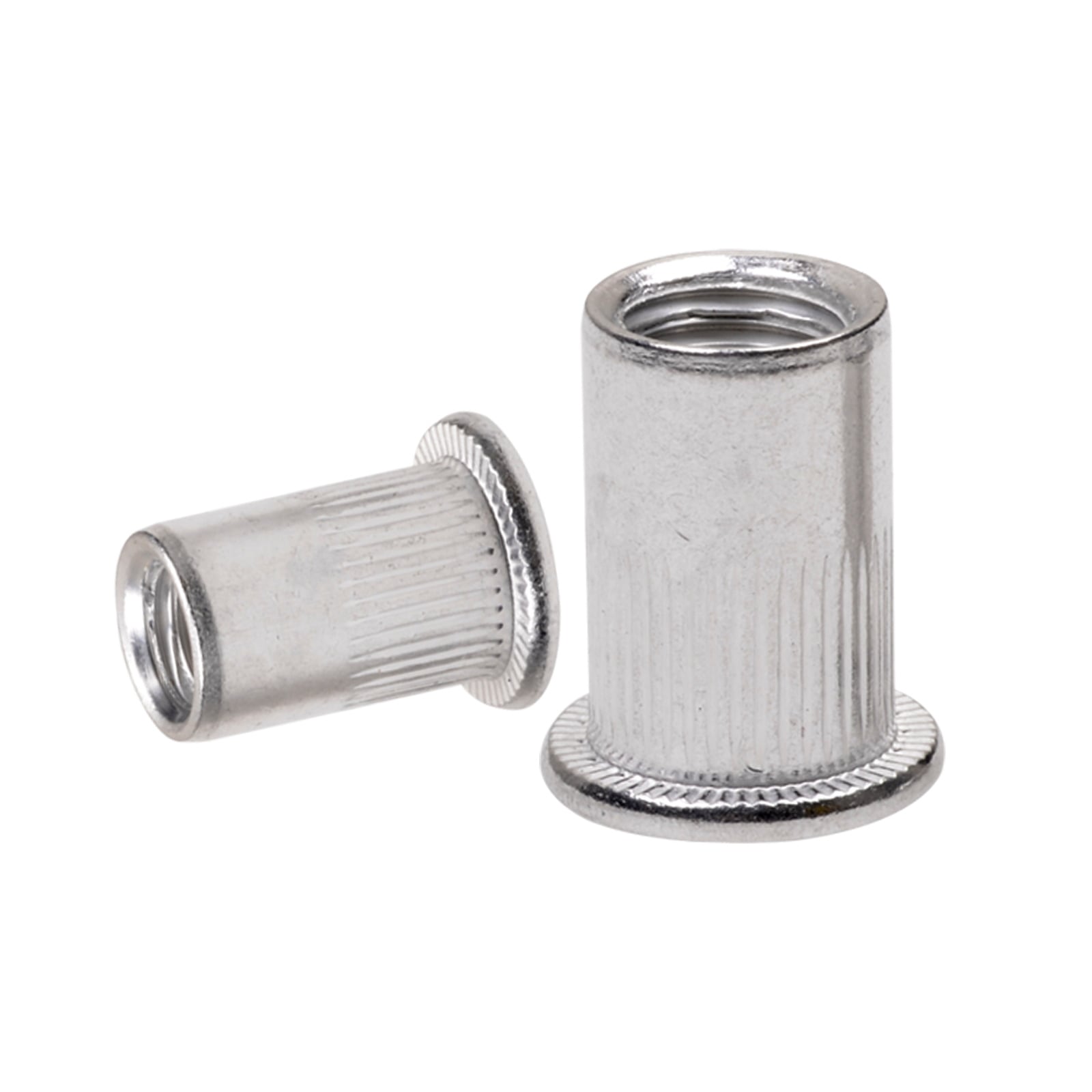 Buy M8 Rivet Nuts Metric Nutserts, Aluminum, Nut Bolt Flange Blind Head ...