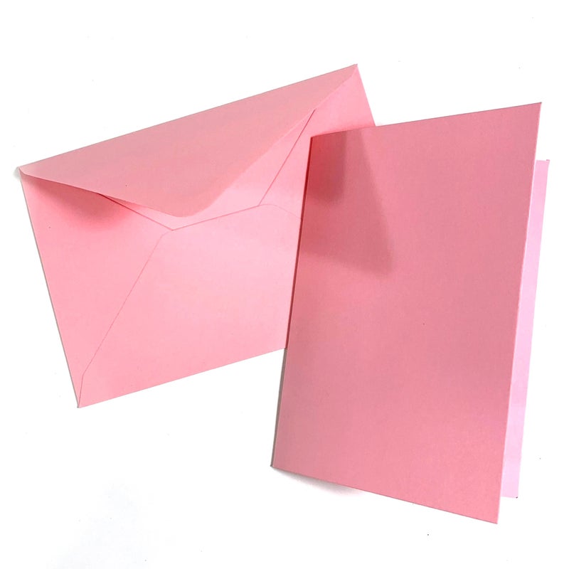 Buy Blank Cards & Envelopes Card Making Set Blush Pink MyDeal