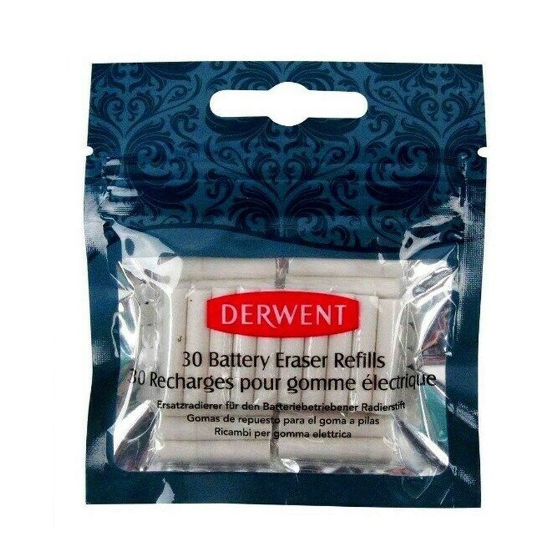 Buy Derwent Electric Battery Eraser Refills 30pk MyDeal