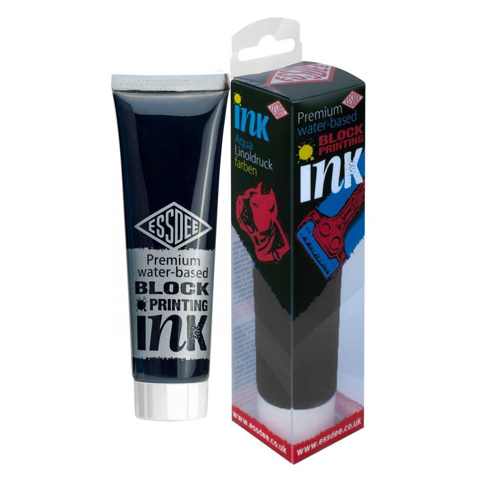 Inchiostro Per Stampo A Blocchi Essdee | Verde 100 Ml Per Linoleum E Printfoam - Foto 2