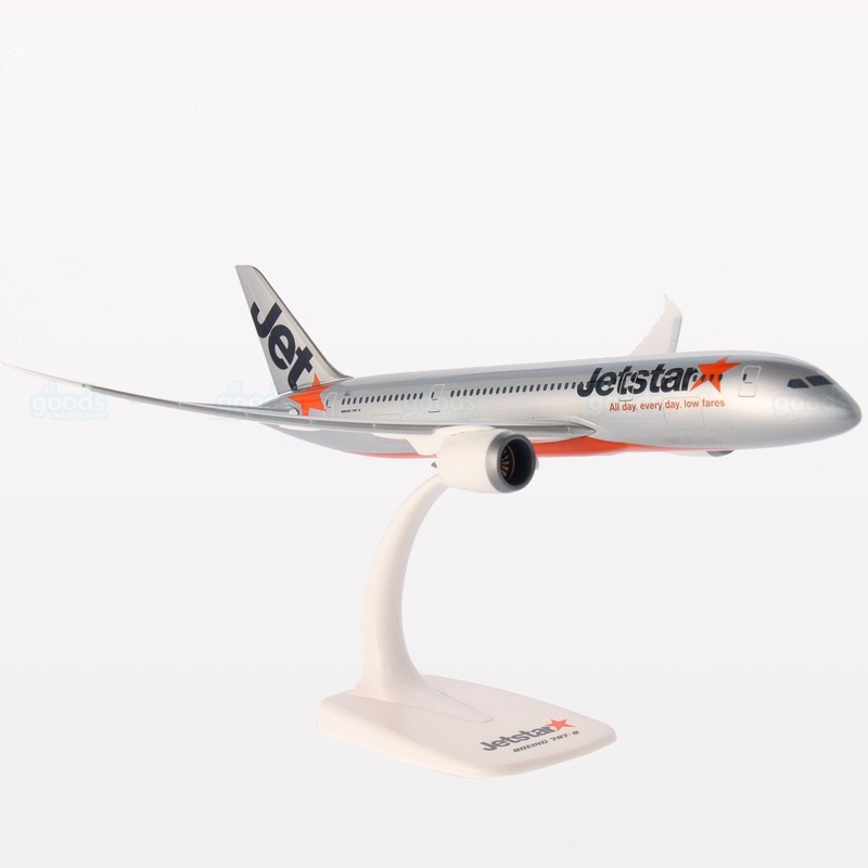 Buy Jetstar Boeing 787-8 Dreamliner 1:200 Scale Solid Plastic 787 Model ...