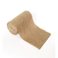 Natural Rustic Burlap Garland Ribbon Roll 9 Metres