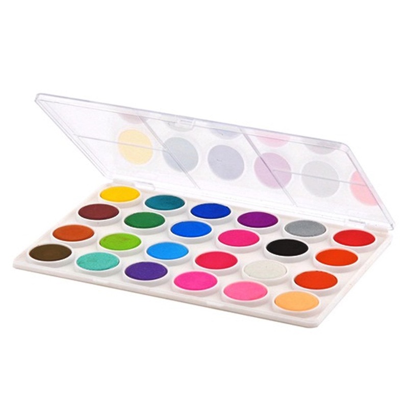 Buy Sinoart Watercolour Paint Pans Set 24 Colours MyDeal