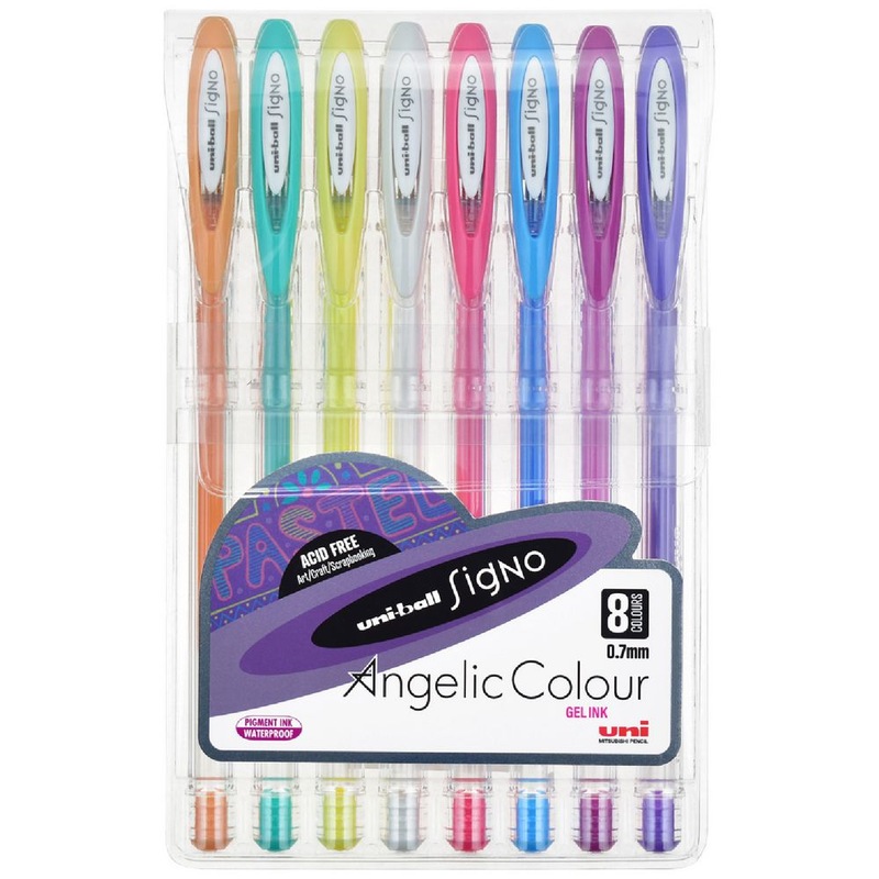 Buy UniBall Signo Angelic Colour Gel Pens Set 8pk MyDeal