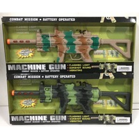 Camouflage Military Machine Gun
