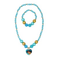 Disney Princess - Jasmine Pendant Stretch Beaded Necklace