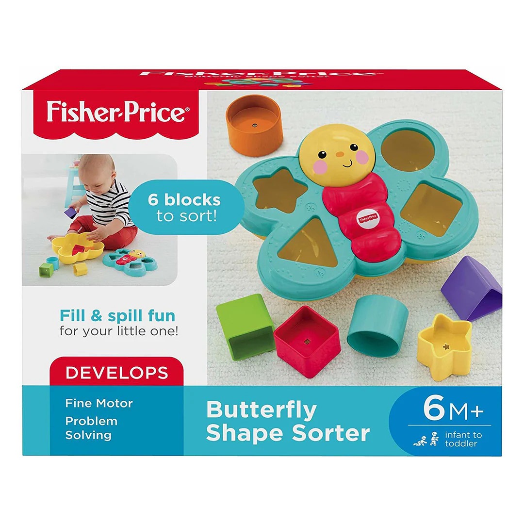 Buy Fisher Price Butterfly Shape Sorter MyDeal