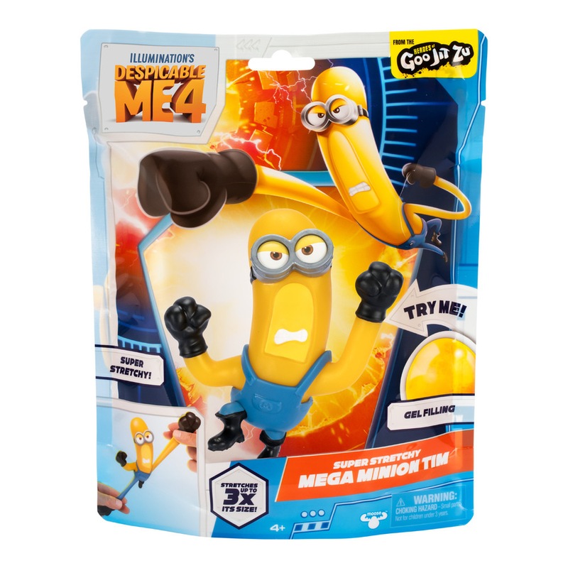 Buy Goo Jit Zu Despicable Me 4 Super Stretchy Mega Minion Tim - MyDeal