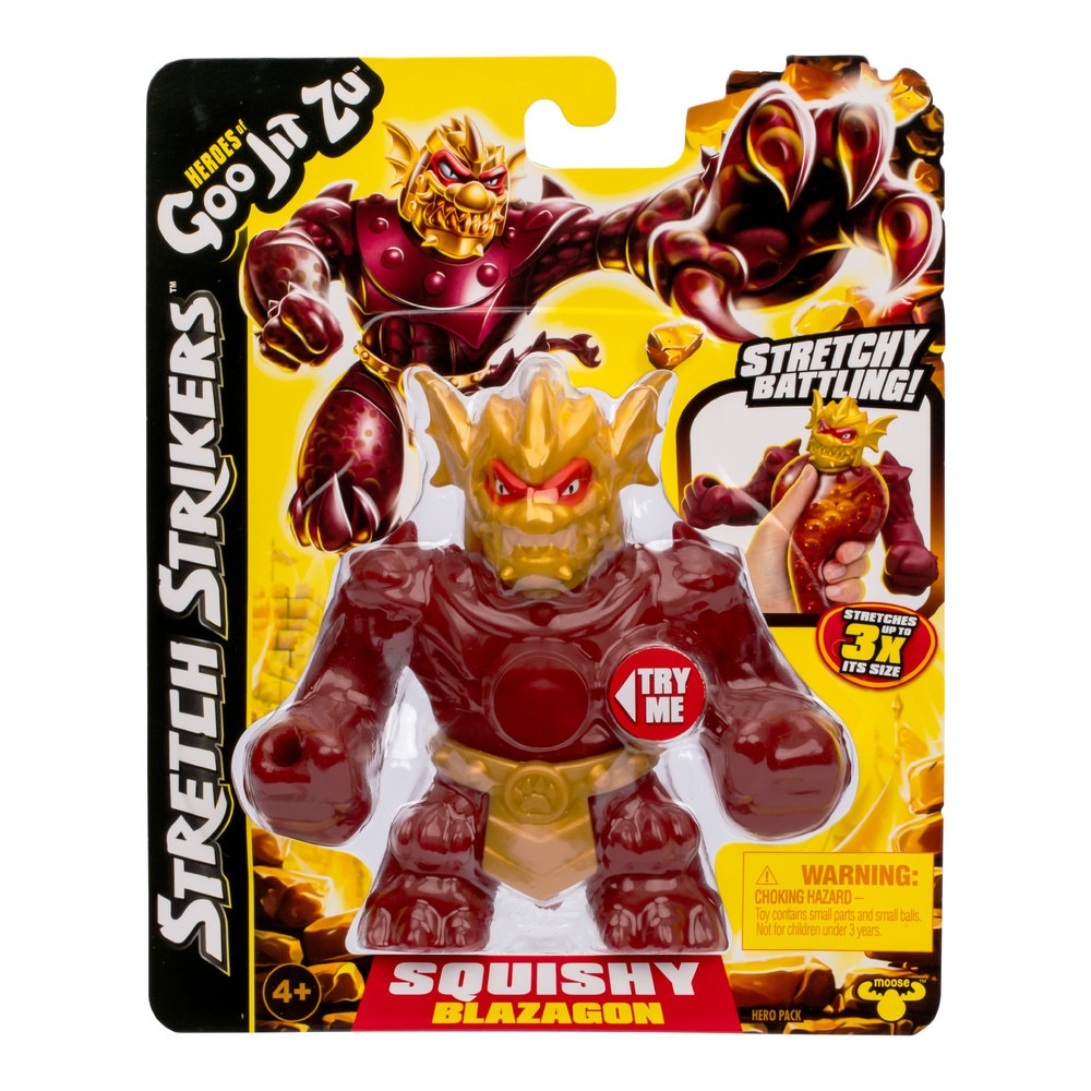 Buy Heroes Of Goo Jit Zu Stretch Strikers - Squishy Blazagon - MyDeal