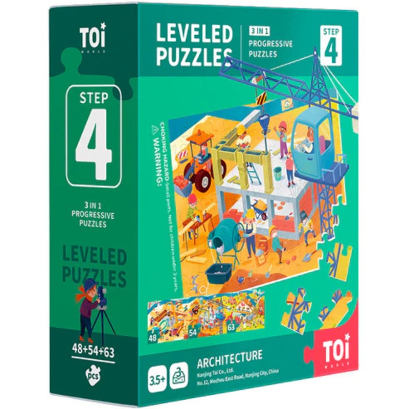 Buy Leveled Puzzles 3 In 1 - Step 4 - Architecture - MyDeal