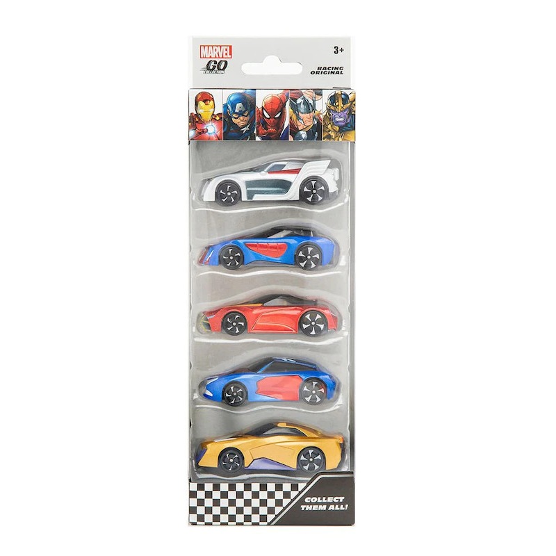 Buy Marvel Go Racing 164 Diecast 5 Pack MyDeal