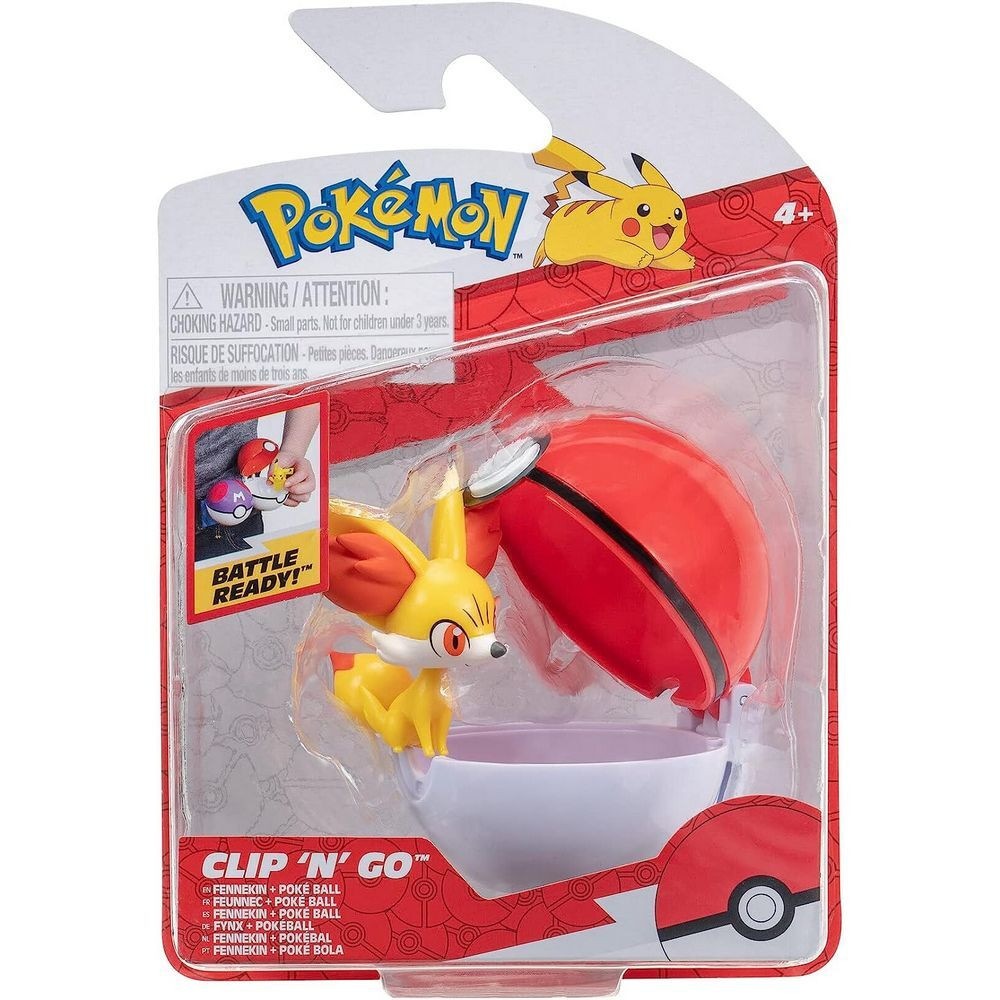 Buy Pokemon Clip N Go - Fennekin + Pokeball - MyDeal