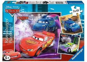 Buy Ravensburger - disney cars puzzle 3x49 pce - MyDeal Australia