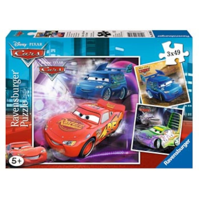 Puzzle Enfant Ravensburger 3x49 Pièces Grands Véhicules De Construction - Dès 5 Ans Avec Posters