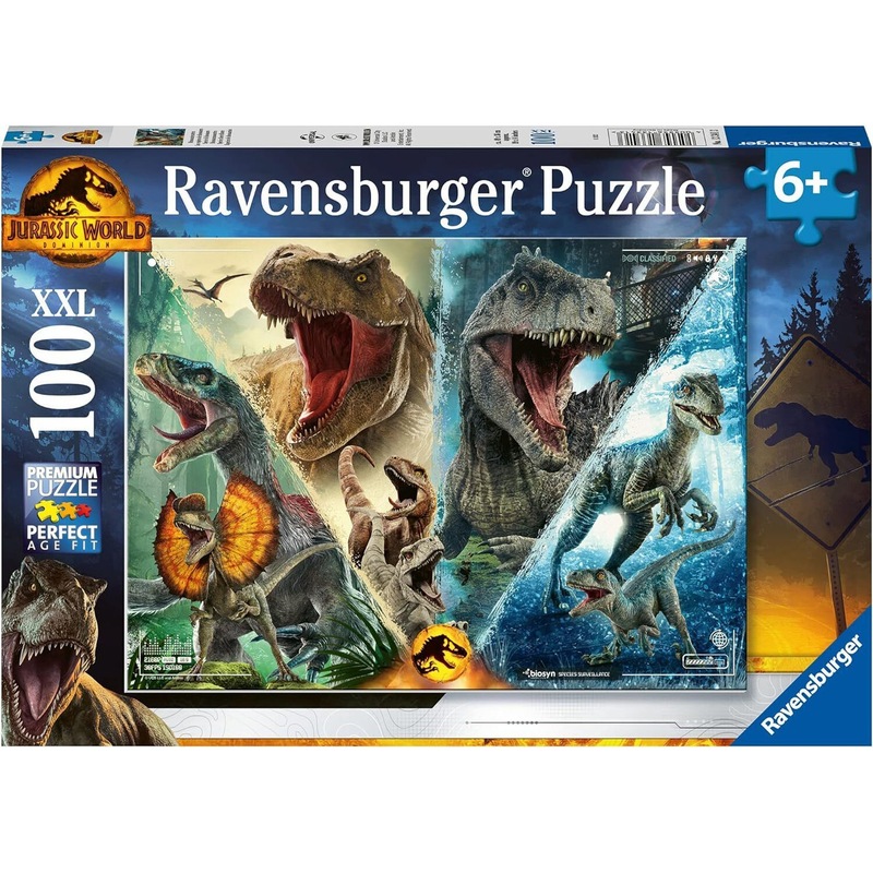 Buy Ravensburger Jurassic World Domination 100 Piece Puzzle Mydeal