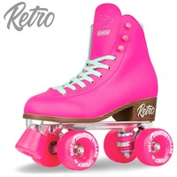 Retro Roller Skates Pink (Eu39) Mens 7/ Ladies 8
