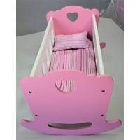 Sally Fay Wooden Dolls Cradle