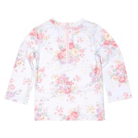 Toshi Swim Rashie Long Sleeve Celeste - Size 1