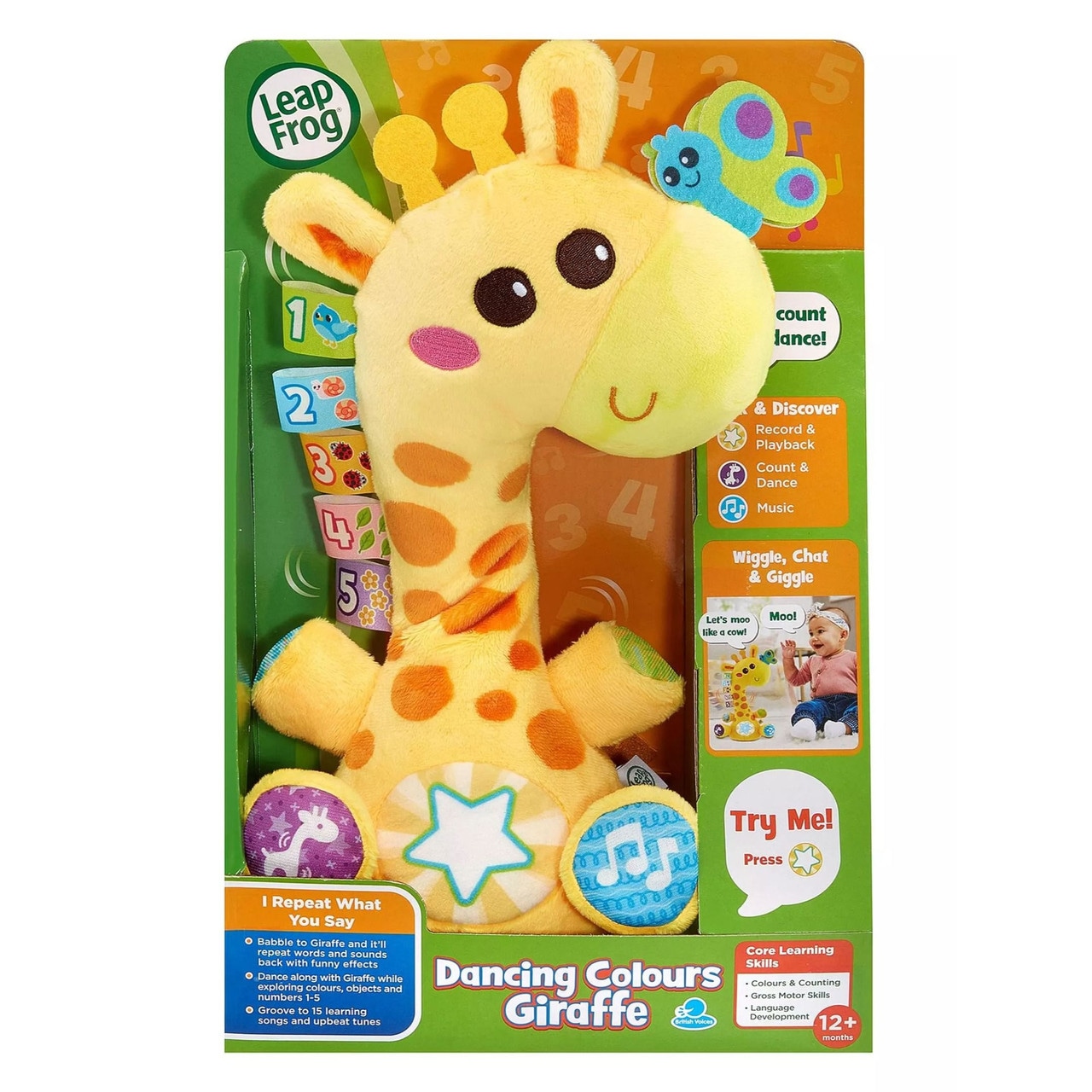 Buy VTech - Leapfrog Dancing Colours Giraffe - MyDeal Australia