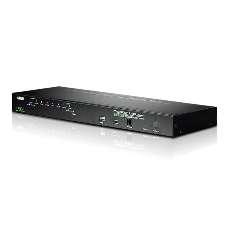Buy Aten 8 Port Rackmount USBPS/2 VGA KVMP Over IP Switch with USB 2.0
