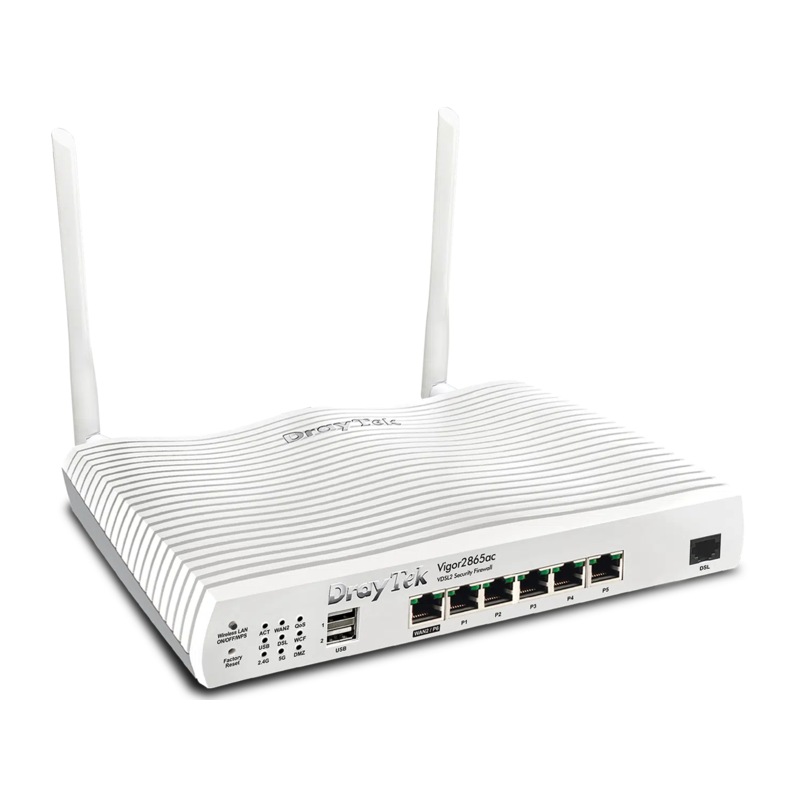 Buy DrayTek DV2865Vac - Multi WAN Router with VDSL2 35b/ADSL2+, 1 x GbE ...