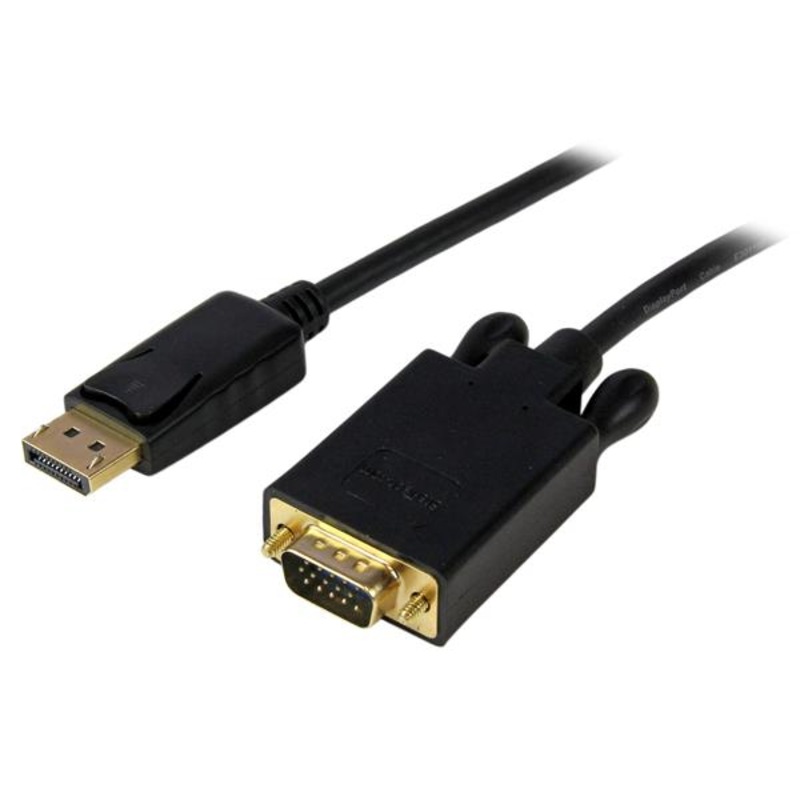 Buy StarTech 6 ft DisplayPort to VGA Adapter Converter Cable ? DP to VGA 1920x1200 Black MyDeal