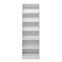 Geneva Built In Wardrobe - 6 Shelf Module - White