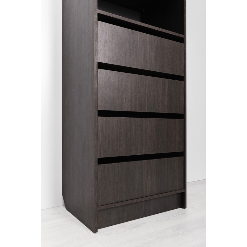 Buy Malmo Walk In Wardrobe - 4 Drawer 3 Shelf Module - Classic - Nordic ...