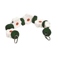 Daisy Garland Wooden Gnawer Toy - Indeal for Rabbits, Guinea Pigs and All Other Small Animals - Ideal for Bird Cages - Small Animal Toy