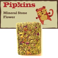 Mineral Stone Flower 100g - Gnawing Stone - Fits to Cage - Ideal for Rabbits - Guinea Pigs - Rats - Mice - Small Animals