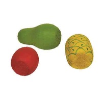 Wooden Fruit Gnawer Nibblers 5 items - Ideal for Rabbits - Guinea Pigs - Rats - Mice - Small Animals