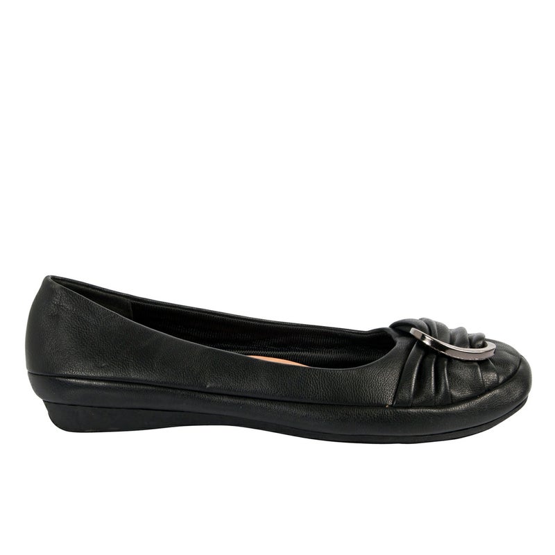 Buy Elite by Corasol Women's Ballet Flat Shoe with Buckle Detail - MyDeal