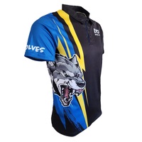 Unisex Kids Wolves Shirt - Quick Dry Polo