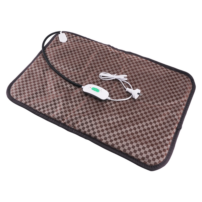 Buy 70x45CM Brown Electric Pet Heat Mat Heated Pad Dog Cat Heating