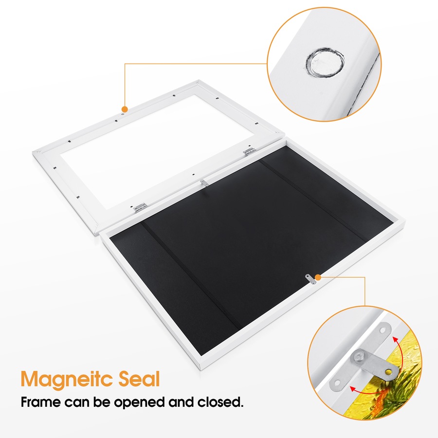 A3 Art Frame Photo Frames Collage White Kids Artwork Display Hold 150 Pictures Home Decor