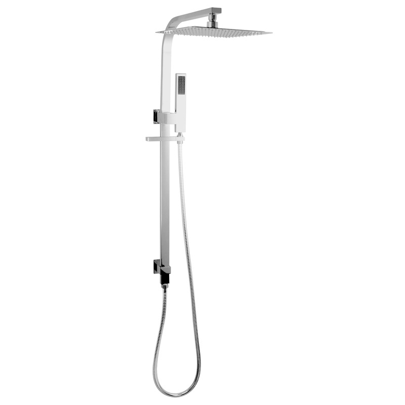 Buy Chrome Bath Square 10 Ultrathin Rainfall Shower Head Solid Brass