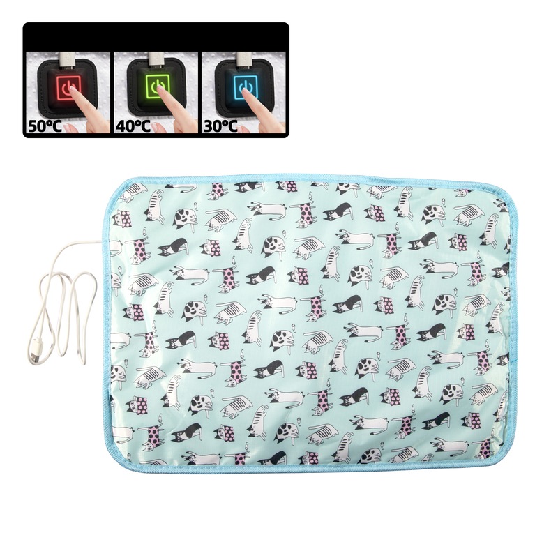 Buy Electric Pet Heat Mat Heated Pad Dog Cat Graphene Heating Blanket