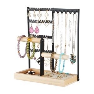 Jewellery Organiser Rings Necklaces Earrings Storage Jewelry Stand Holder 4-Tier