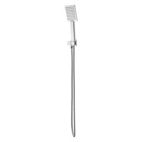Square Handheld Shower Head Set with 1.5m Shower Hose G1/2 Brass Wall Holder