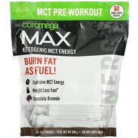 Coromega, Max Ketogenic MCT Energy, Chocolate Brownie, 60 Single Serve Pouches