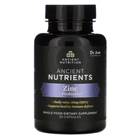 Ancient Nutrients, Zinc + Probiotics, 30 Capsules