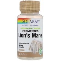 SOLARAY ORGANIC LIONS MANE 500mg 60 Capsules
