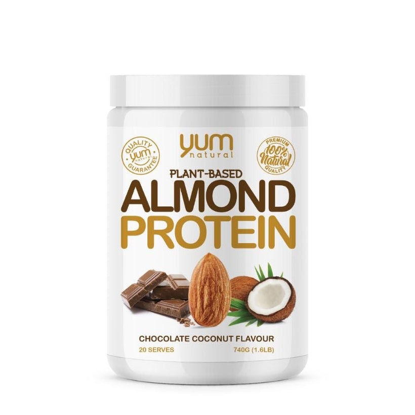 FACTORY DIRECT NUTRITION Yum Natural Vegan Friendly Almond Protein Powder Australia