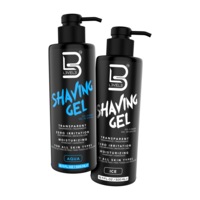 L3VEL3 Shaving Gel Kit Aqua & Ice 500ml