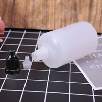 100ML Plastic Bottels 50Pcs Empty Plastic Squeezable Dropper Bottles Liquid Eye Drops Oil Containers