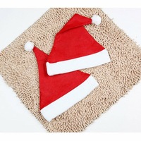 100pcs 100x Santa Hat Christmas Party Adult Caps Red And White Costume Xmas Cap Gift