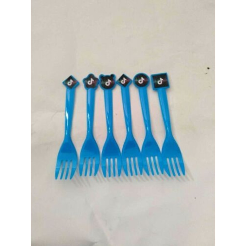 Buy 10Pcs Fork Tik Tok Tableware Party Supplies TIKTOK Birthday ...