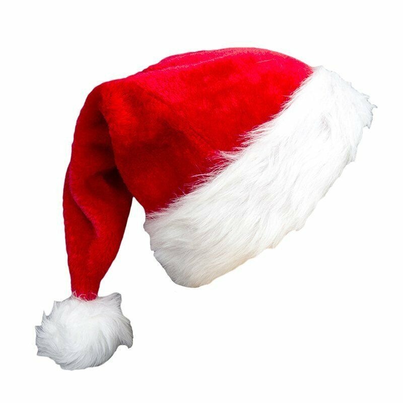 Buy 1x 120x Christmas Santa Hat Red And White Xmas Cap Santa Claus